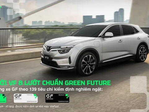 Green Future cung cấp xe Vinfast VF8 đã qua sử dụng được kiểm định minh bạch tại nhà máy