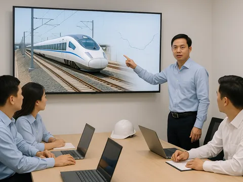 Nhận làm việc khó, một doanh nghiệp nhắm vai “nhạc trưởng” tại tuyến đường sắt cao tốc Bắc-Nam