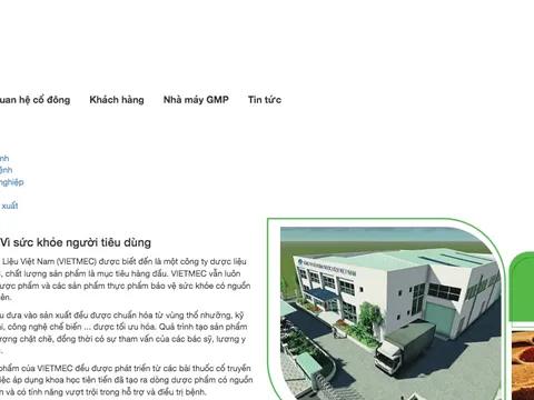 Công ty CP Dược liệu Việt Nam bị 'bêu tên' nhà thầu không đảm bảo uy tín