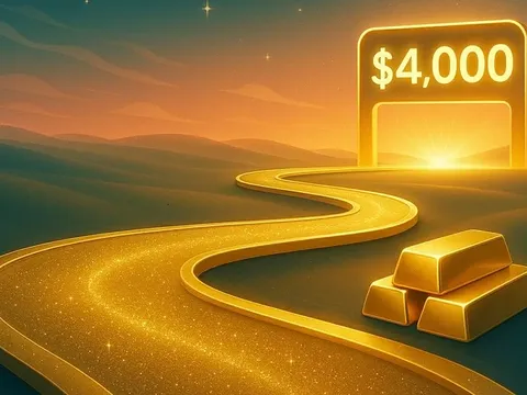 Giá vàng hôm nay  'hụt hơi', nhưng đợt tăng giá thứ hai chỉ mới bắt đầu, thẳng tiến mốc 3.600 USD