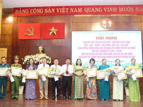 Phường Tam Bình: Tổng kết đợt thi đua cao điểm 100 ngày và sơ kết 3 tháng thực hiện chính quyền địa phương 2 cấp