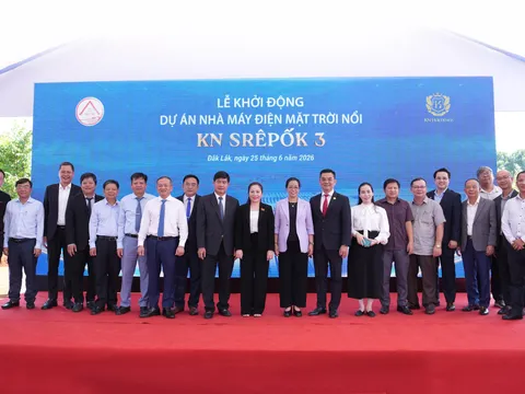 KN Holdings khởi động dự án điện mặt trời nổi 304 MW trên diện tích 360 ha tại Đắk Lắk