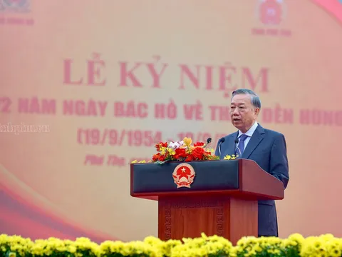 Phát biểu của Tổng Bí thư, Chủ tịch nước Tô Lâm tại Lễ kỷ niệm 72 năm Ngày Bác Hồ về thăm Đền Hùng