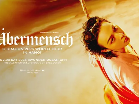VPBank là nhà tài trợ danh xưng của G-DRAGON 2025 WORLD TOUR [Übermensch] IN HANOI, presented by VPBank