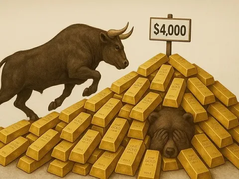 Giá vàng hôm nay 8/10/2025 vượt 4.000 USD/ounce: Phe mua vẫn “thể hiện sức mạnh”, dư địa tăng giá còn không?