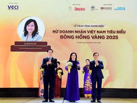 Vinh danh các nữ doanh nhân Việt Nam tiêu biểu Bông Hồng Vàng năm 2025