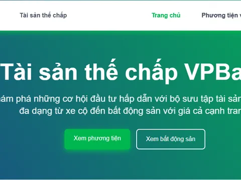 VPBank thanh lý tài sản đảm bảo, giá thấp hơn thị trường 10-20%