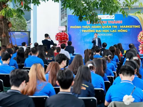 Đại học Lạc Hồng: Khánh thành Phòng thực hành Quản trị -Marketing