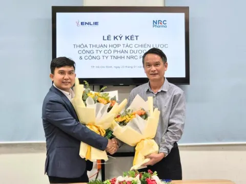 NRC Pharma (thành viên Tập đoàn NRC) ký kết thỏa thuận hợp tác chiến lược với Enlie Pharma