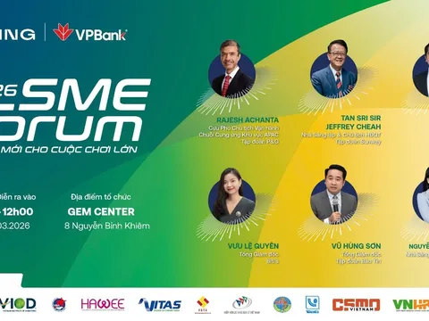 SME Forum 2026: VPBankSME mở diễn đàn tri thức giúp doanh nghiệp sản xuất, FMCG tìm lực bật cho giai đoạn tăng trưởng mới