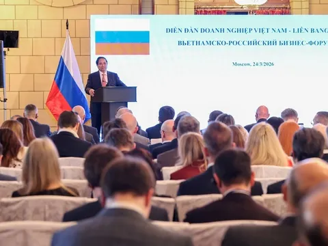 Thủ tướng Phạm Minh Chính dự Diễn đàn doanh nghiệp Việt Nam – Nga