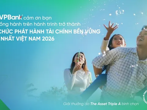 Huy động 2,36 tỷ USD, VPBank được vinh danh Tổ chức phát hành tài chính bền vững tốt nhất Việt Nam
