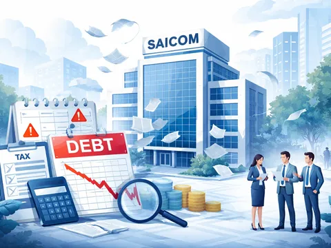 Soi chỉ số tài chính của Saicom khi nhận án phạt vì 'quên' công bố thông tin