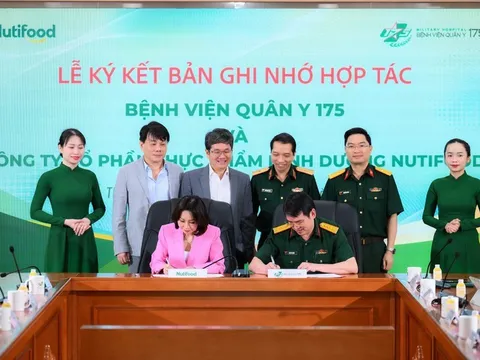 Nutifood và Bệnh viện Quân y 175 hợp tác xây dựng nền tảng nghiên cứu khoa học cho các giải pháp dinh dưỡng Việt