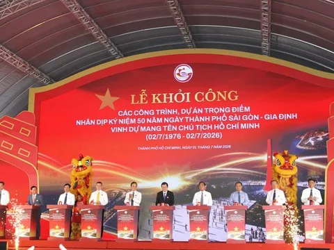 TPHCM khởi công đồng loạt 8 dự án trọng điểm chào mừng 50 năm Thành phố vinh dự mang tên Bác
