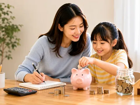 Không chờ đến tuổi trưởng thành mới dạy con làm chủ đồng tiền