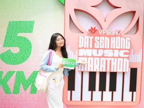 Đồng Tháp bước vào mùa hội, hơn 15.500 runner đổ về check- in VPBank Đất Sen Hồng Music Marathon 2026