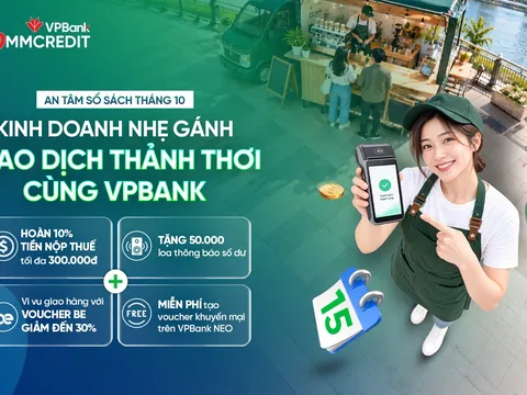 VPBank tặng 50.000 loa thông báo biến động số dư cho hộ kinh doanh