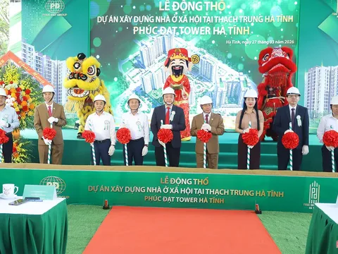 Động thổ dự án nhà ở xã hội 1.900 căn hộ ở Hà Tĩnh