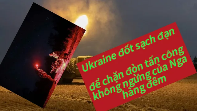 Ukraine đốt sạch đạn để chặn đòn tấn công không ngừng của Nga hàng đêm