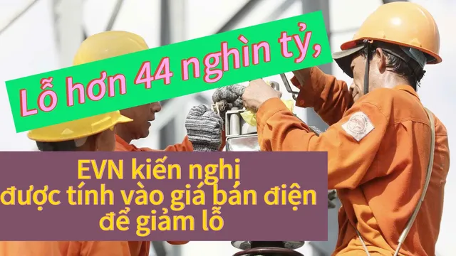 Lỗ hơn 44 nghìn tỷ, EVN kiến nghị được tính vào giá bán điện để giảm lỗ