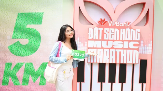 Đồng Tháp bước vào mùa hội, hơn 15.500 runner đổ về check- in VPBank Đất Sen Hồng Music Marathon 2026