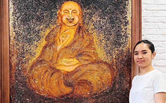 Lê Thị Bích Ngà từ thiết kế nội thất trở thành họa sĩ