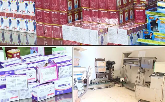 Triệt phá đường dây sản xuất, buôn bán thuốc tân dược giả
