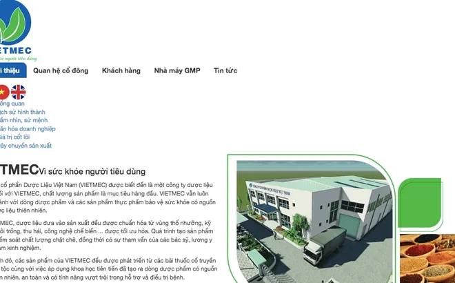 Công ty CP Dược liệu Việt Nam bị 'bêu tên' nhà thầu không đảm bảo uy tín