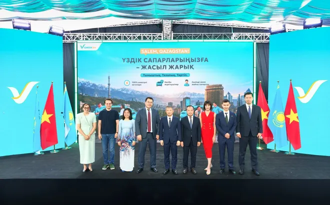 Green SM chích thức ra mắt dịch vụ gọi xe thuần điện tại Kazakhstan