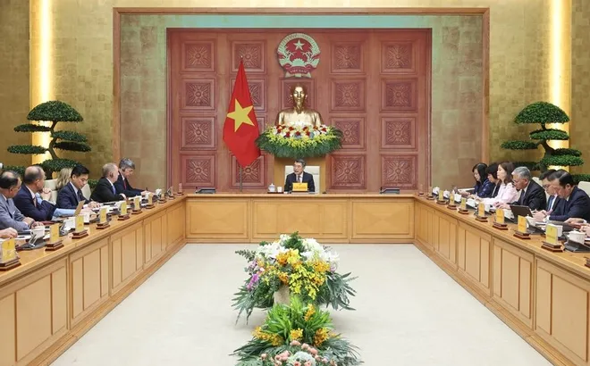 Thủ tướng Lê Minh Hưng làm việc với 52 doanh nghiệp hàng đầu của Hoa Kỳ