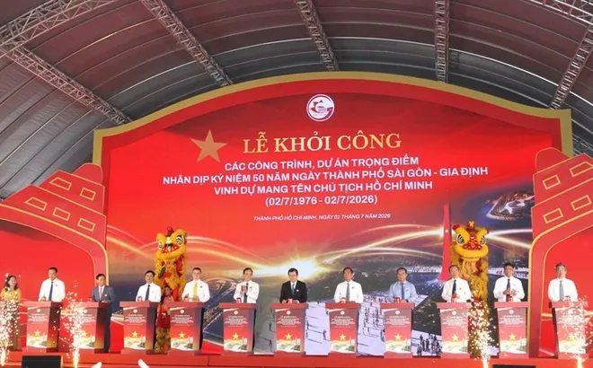 TPHCM khởi công đồng loạt 8 dự án trọng điểm chào mừng 50 năm Thành phố vinh dự mang tên Bác