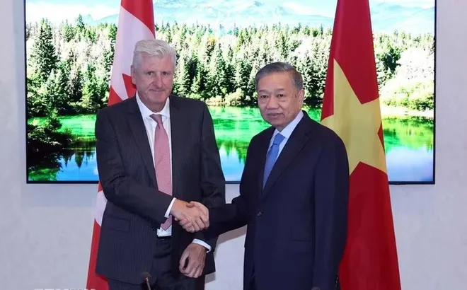 Tổng Bí thư, Chủ tịch nước Tô Lâm tiếp một số doanh nghiệp, tập đoàn tại Canada