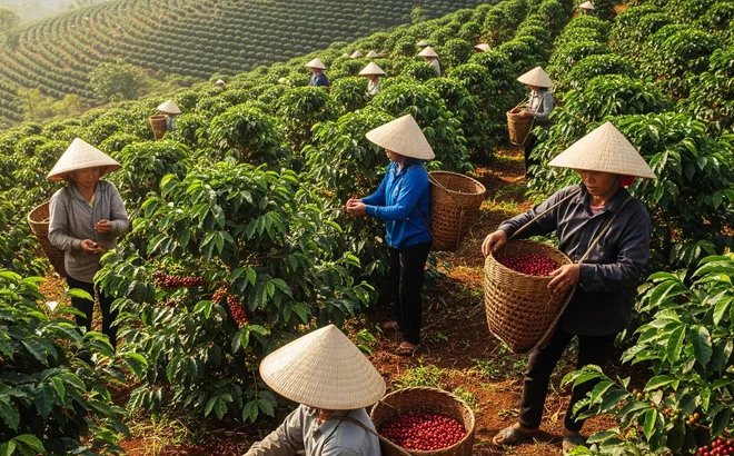 Thị trường nông sản 18/8: Cà phê duy trì đỉnh cao, hồ Tiêu ổn định, gạo giữ vững mặt bằng